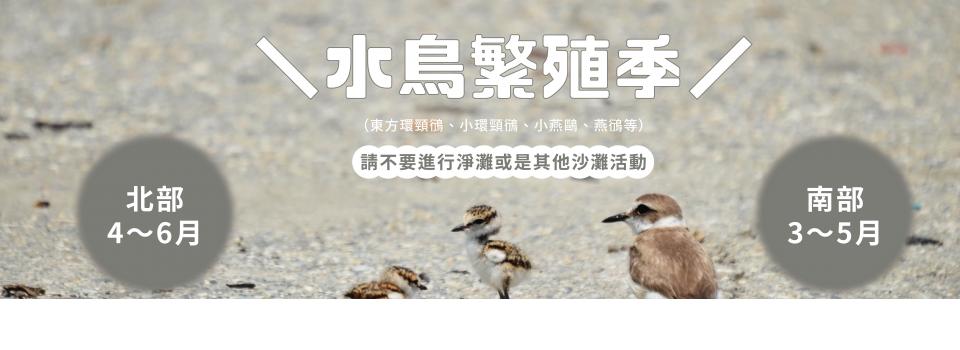 水鳥繁殖季注意！